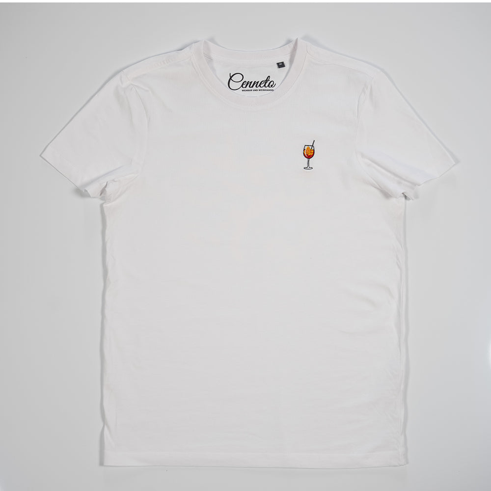 Spritz T-Shirt, Cenneto, weiß, orange, unisex